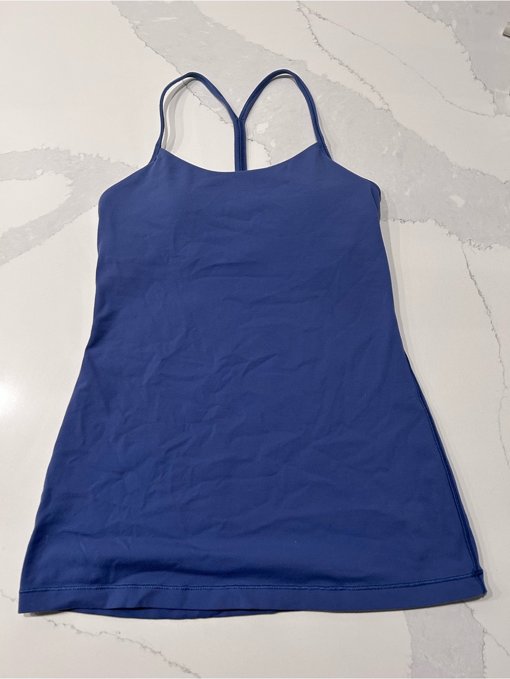 Blue Lululemon Women's strappy workout Tank Top